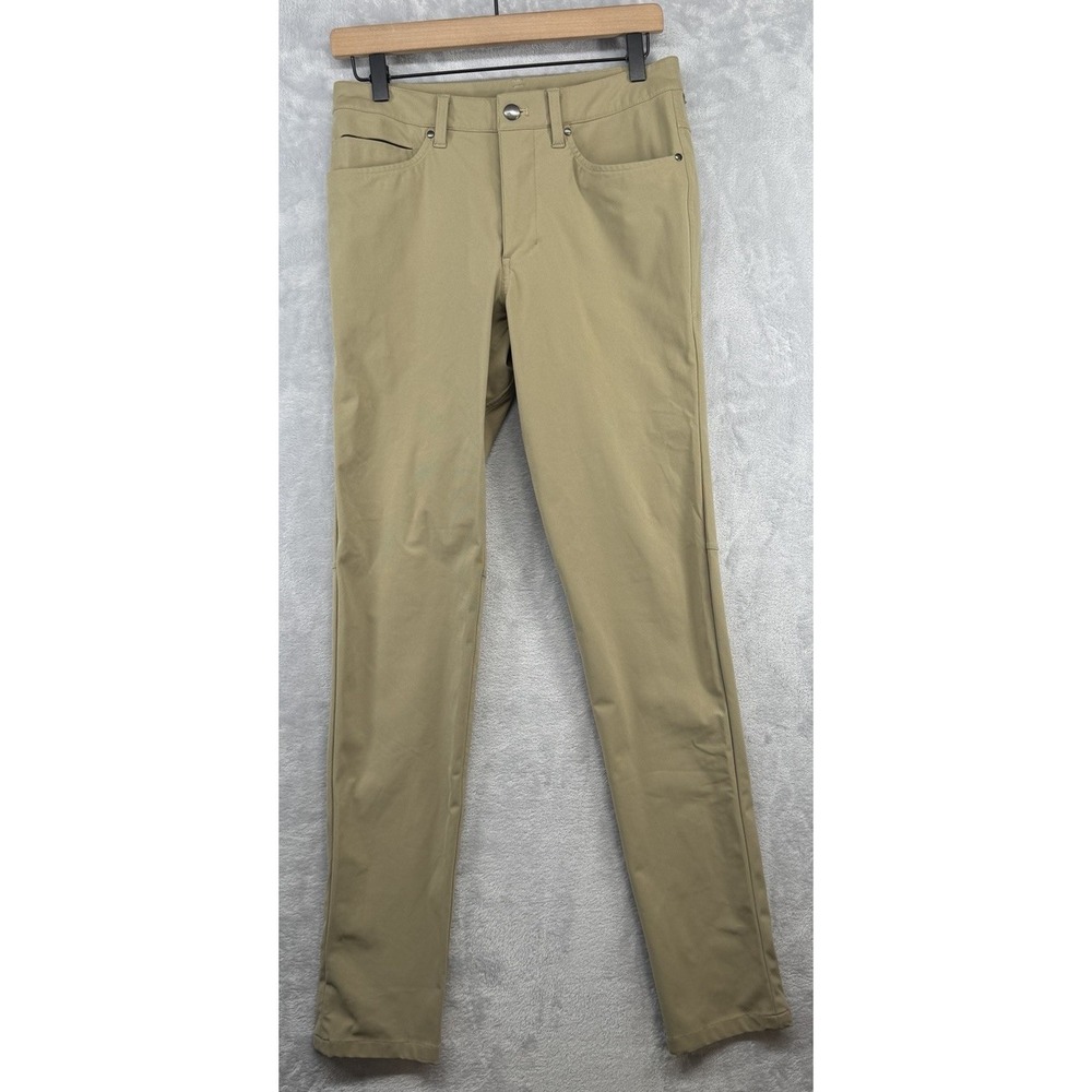 Lululemon ABC Slim Fit 5 Pocket Pant Warpstreme Khaki Men's SIze 28x32